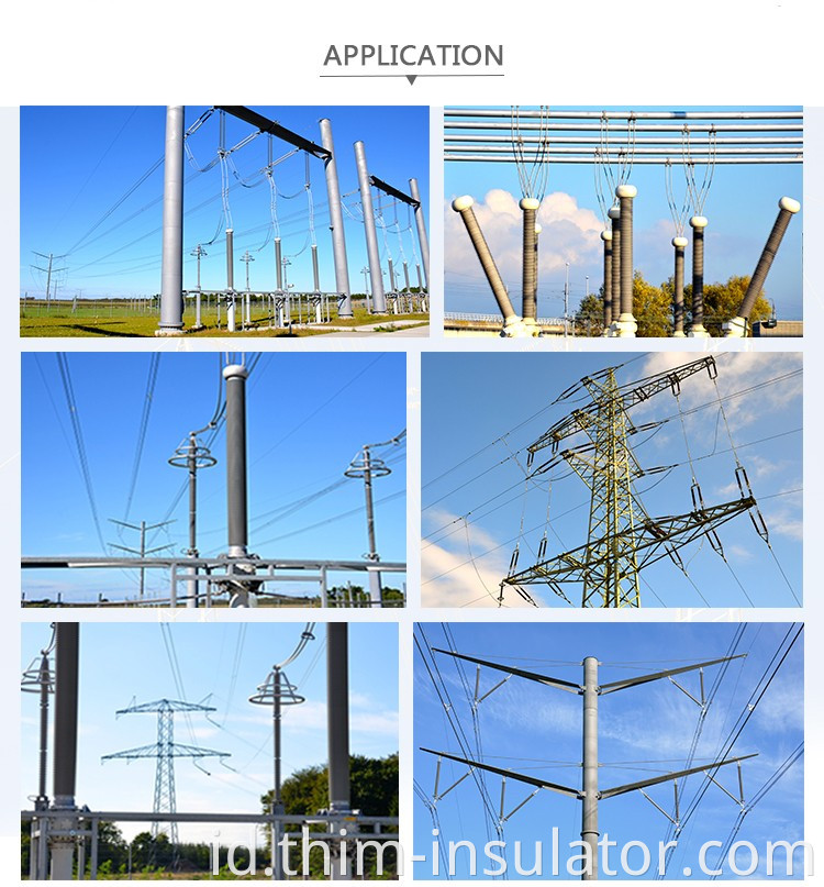 Insulator silang komposit tegangan tinggi